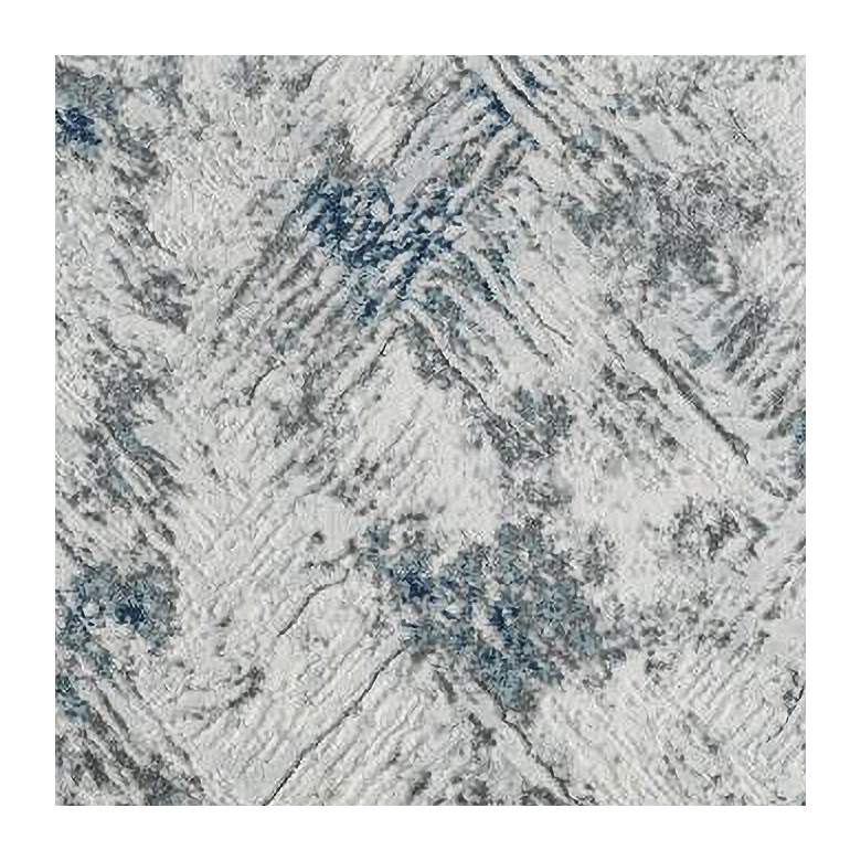 Image 2 Orion Iris 41160 1'10"x3' Blue Rectangular Area Rug more views
