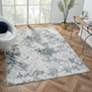 1_Orion Iris 41160 2'7"x7'2" Blue Runner Rug