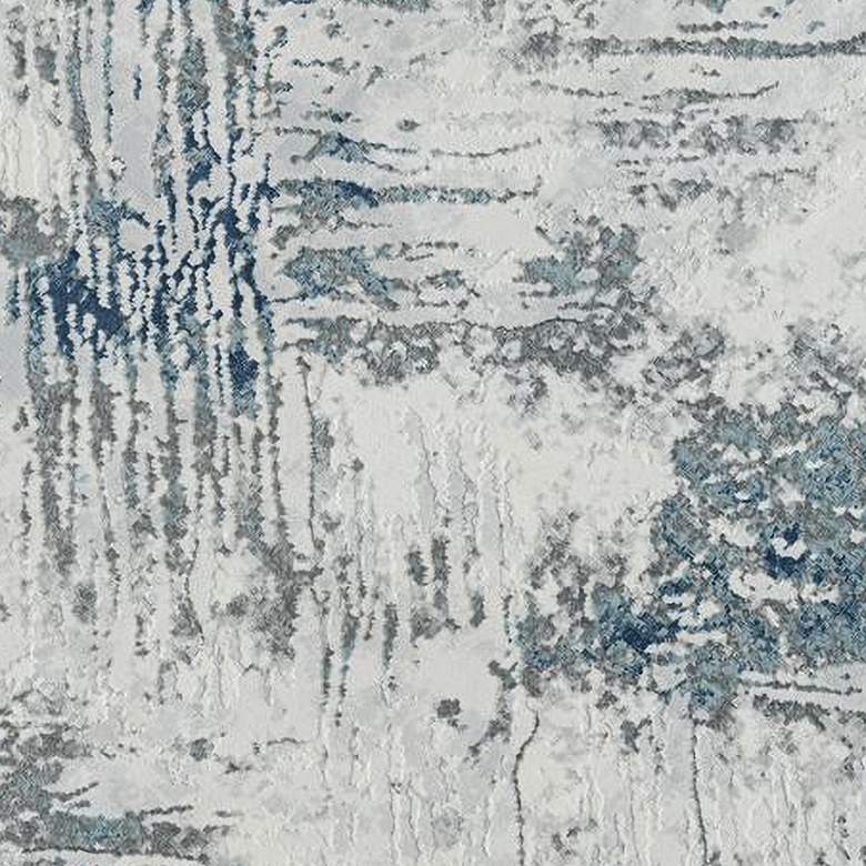 Image 3 Orion Iris 41160 7'11"x7'11" Blue Round Area Rug more views