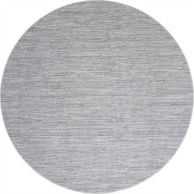 Image 1 Orion Penelope 41372 7'11"x7'11" Gray Round Area Rug