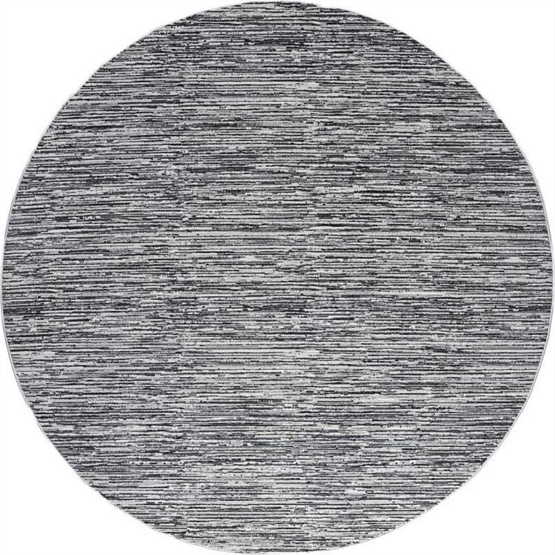 Image 1 Orion Penelope 41472 7'11"x7'11" Charcoal Round Area Rug