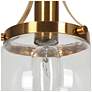 2_Oris 12 1/2" Wide Black Metal 3-Light Pendant more views