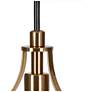 5_Oris 12 1/2" Wide Black Metal 3-Light Pendant more views