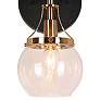 Thumbnail3 of Oris 21 3/4" Wide Black Gold 3-Light Bath Light more views