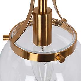 Image5 of Oris 21 3/4" Wide Black Gold 3-Light Bath Light more views