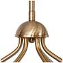 3_Orivulnum 27" Wide Plating Brass 6-Light Chandelier more views
