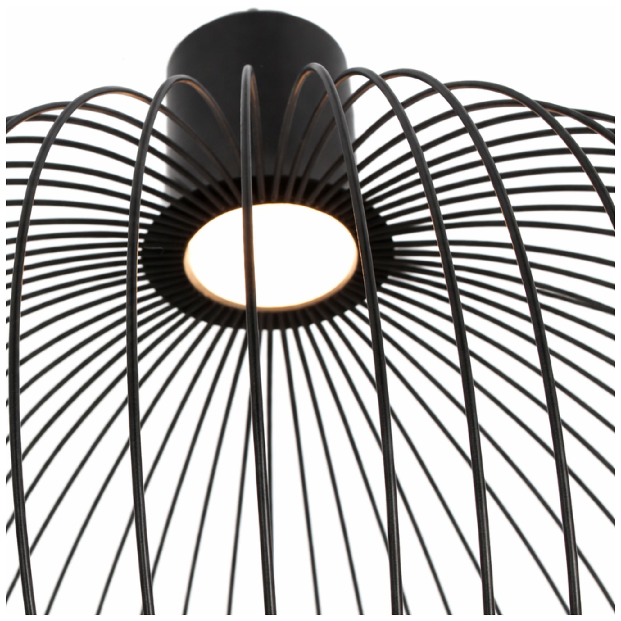 Image 6 Orland 12" Wide Matte Black LED Pendant more views