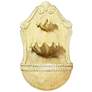 Orlandi Double Shell 24" High Pompeii Outdoor Wall Fountain