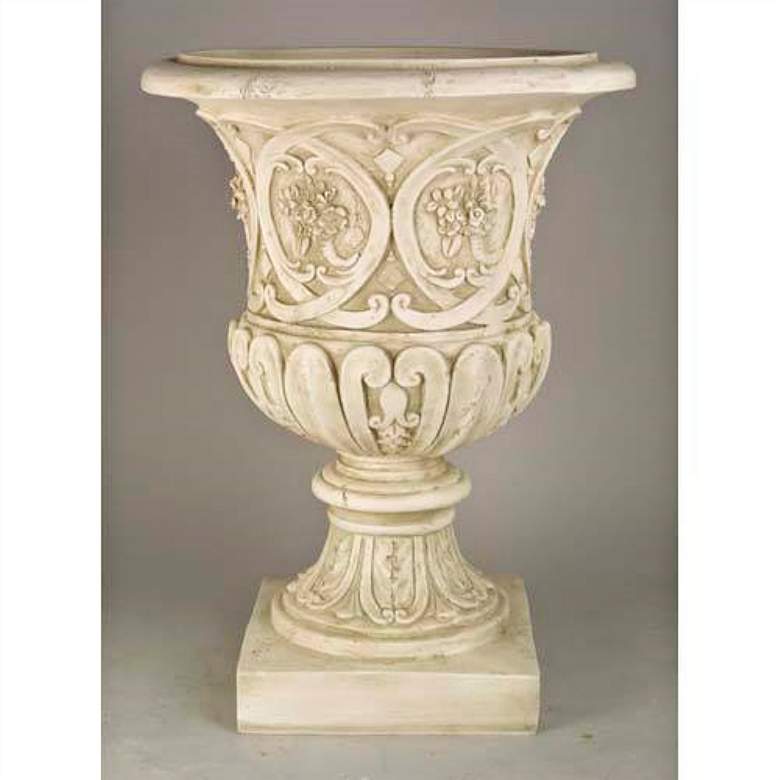 Image 1 Orlandi Lippe Antique Stone Outdoor Urn