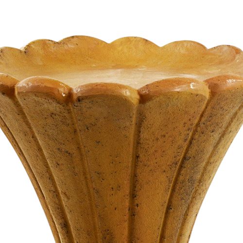 Image 2 Orlandi Mideast 28" High Sandstone Outdoor Garden Bird Bath - Made to Order more views