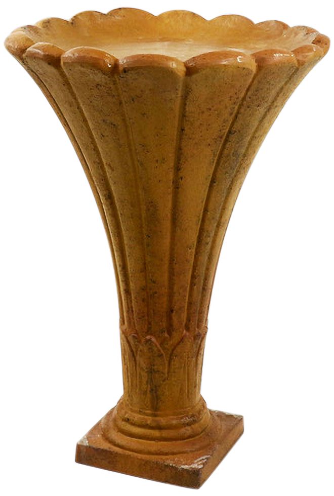 Image 3 Orlandi Mideast 28" High Sandstone Outdoor Garden Bird Bath - Made to Order more views