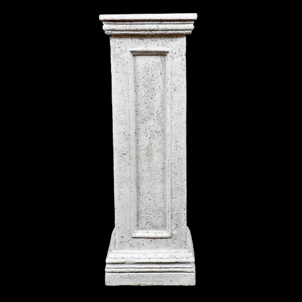 Image 3 Orlandi Panel Cathedral White Column Plant Stand - Made to Order more views