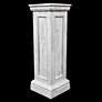 1_Orlandi Panel Cathedral White Column Plant Stand