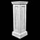 Orlandi Panel Cathedral White Column Plant Stand