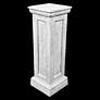 2_Orlandi Panel Cathedral White Column Plant Stand more views