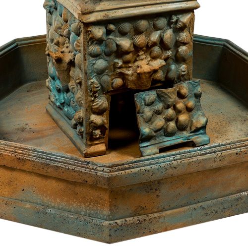 Image 3 Orlandi Venetian 74" High Deep Sea Outdoor Floor Fountain - Made to Order more views