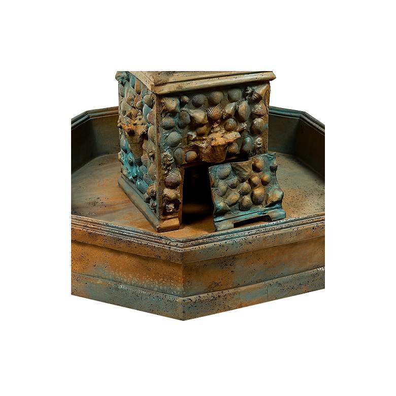 Image 3 Orlandi Venetian 74" High Deep Sea Outdoor Floor Fountain more views