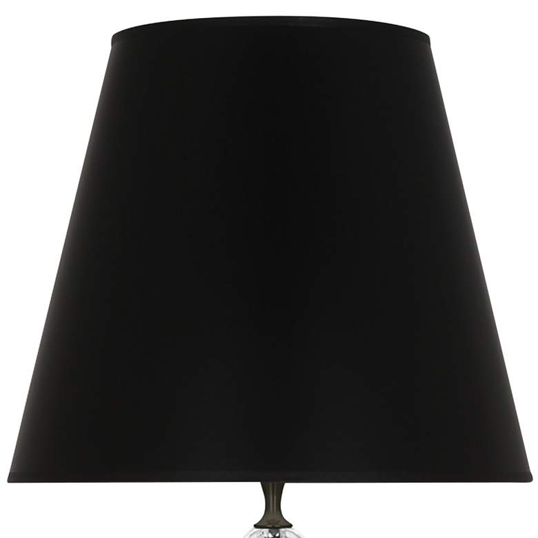 Image 2 Orlando Deep Patina Bronze and Clear Crystal Table Lamp more views