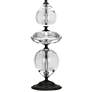 Orlando Deep Patina Bronze and Clear Crystal Table Lamp