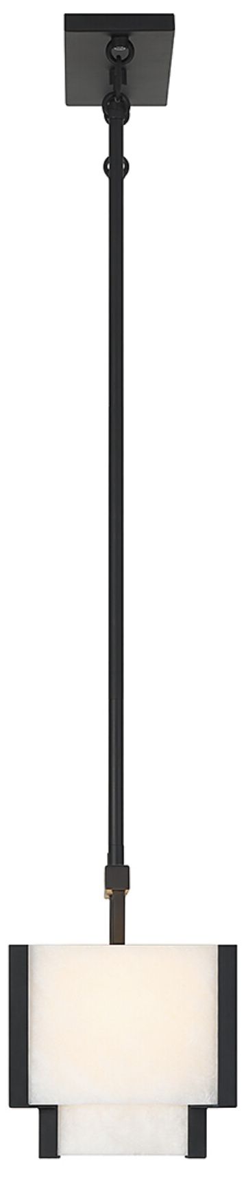 Orleans 58 1/4"W Black Cashmere 8-Light Linear Chandelier