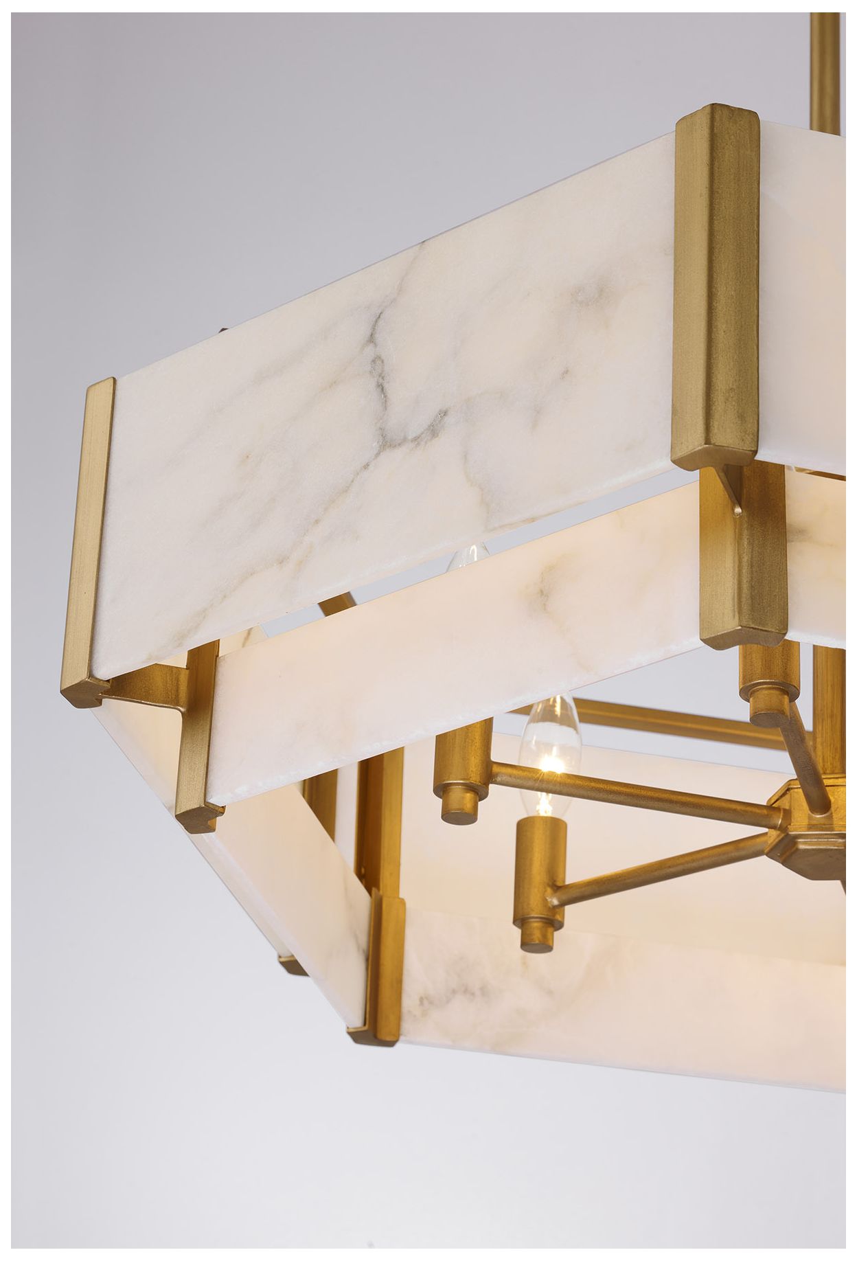 Image 6 Orleans 6-Light Pendant in Distressed Gold more views