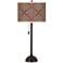 Orleans Red Giclee Glow Tiger Bronze Club Table Lamp