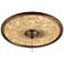 Orleans Scroll 24" Wide Bronze Finish Ceiling Medallion