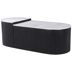 Image1 of Ormara Coffee Table Set White & Black