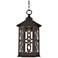 Ormsby 16 1/2" High Antique Bronze LED Outdoor Hanging Light