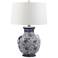 Orren Blue and White Ceramic Table Lamp