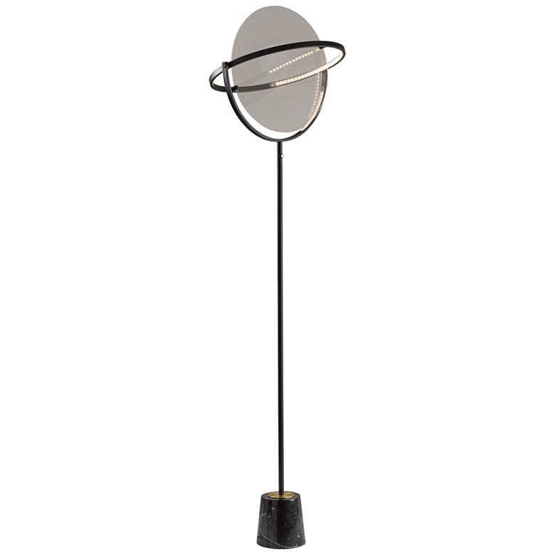 Image 1 Orsa Black Metal LED Touch Floor Lamp