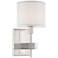 Orson 13 1/2" High Satin Nickel Wall Sconce