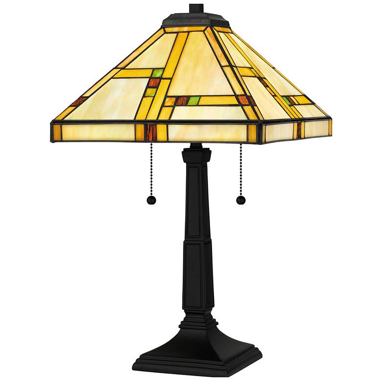 Image 1 Orson 2-Light Matte Black Table Lamp