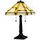 Orson 2-Light Matte Black Table Lamp