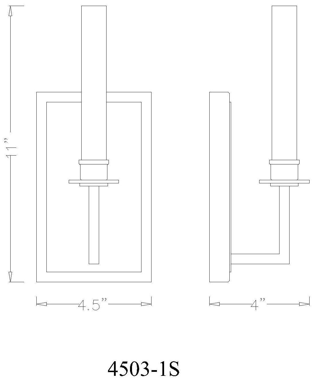 Orson by Z-Lite Matte Black 2 Light Wall Sconce