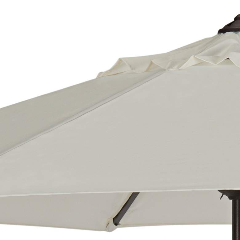 Image 3 Ortega Natural 9' Aluminum Crank Umbrella more views