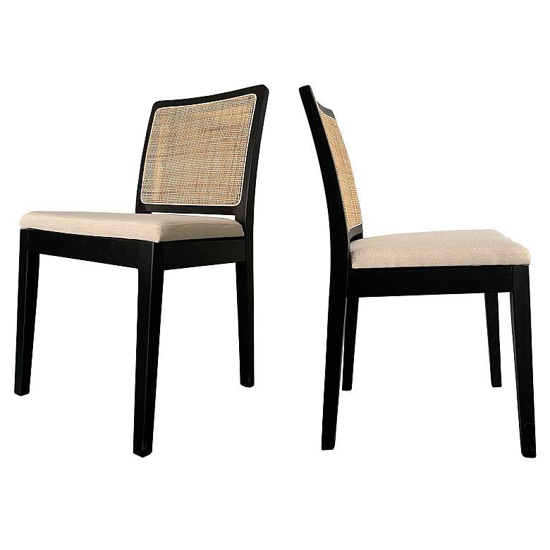 Image 1 Orville Dining Chair Black - Set Of Two