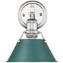 Thumbnail3 of Orwell 1-Light Bath Vanity in Chrome with Pine Green more views