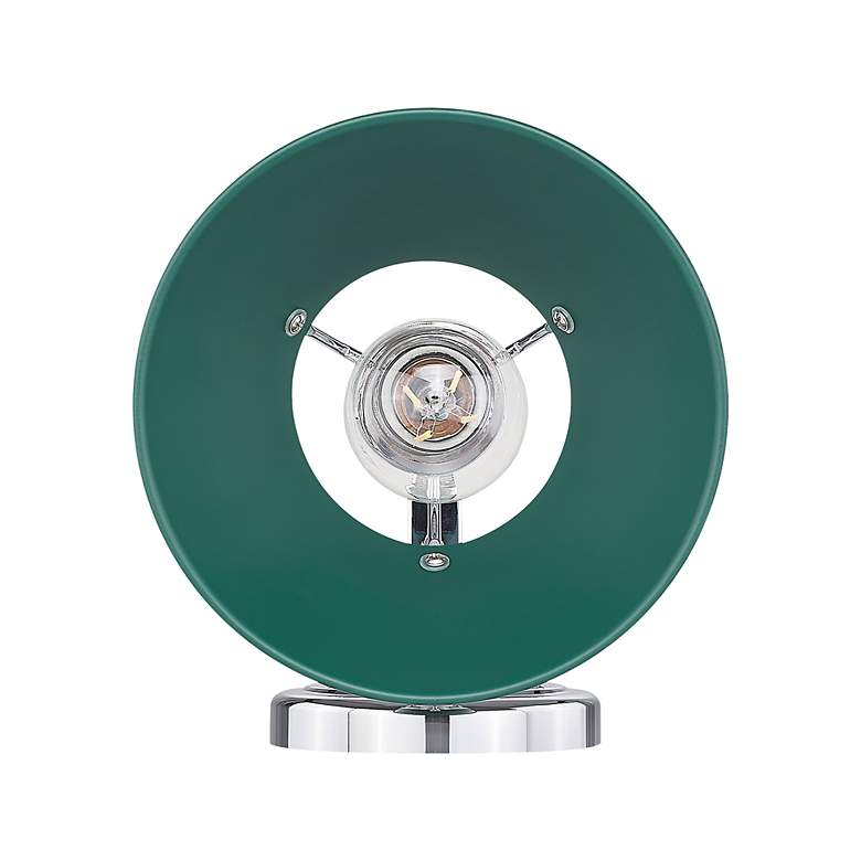 Image 4 Orwell 1-Light Bath Vanity in Chrome with Pine Green more views