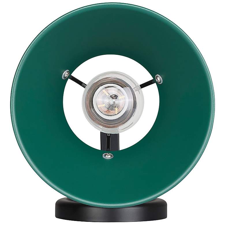 Image 2 Orwell 1-Light Bath Vanity in Matte Black with Pine Green more views