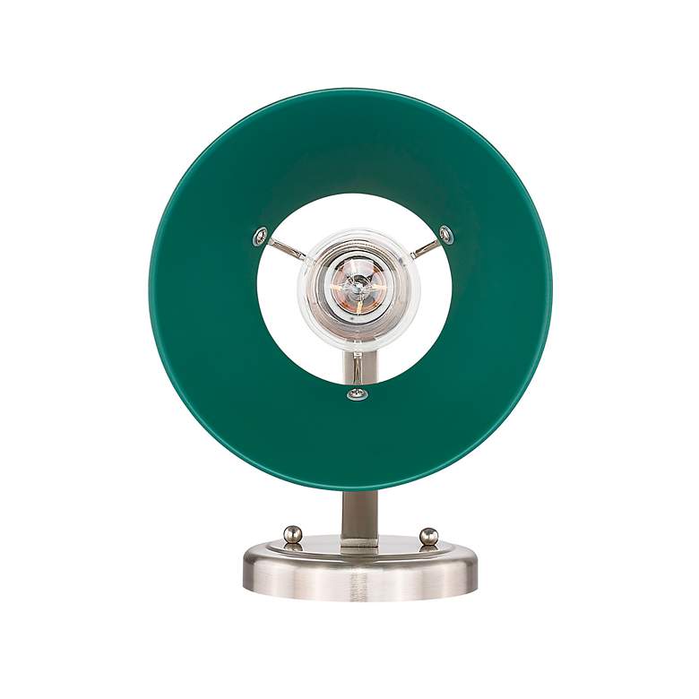 Image 2 Orwell 1-Light Wall Sconce in Pewter with Pine Green more views