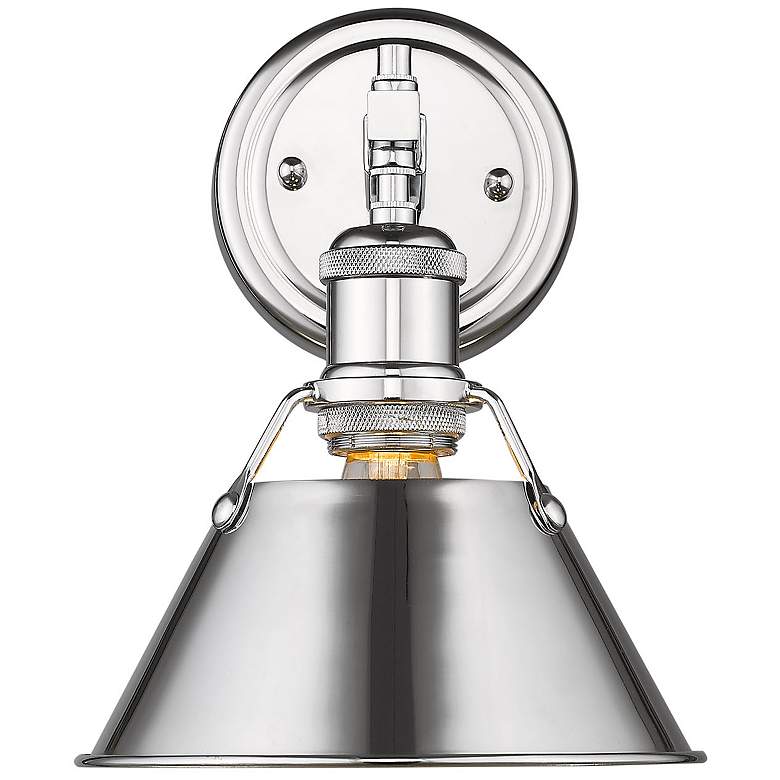 Image 1 Orwell 10" High Chrome Wall Sconce