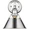 Orwell 10" High Chrome Wall Sconce