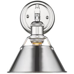 Orwell 10" High Chrome Wall Sconce