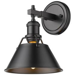 Orwell 10" High Matte Black Wall Sconce