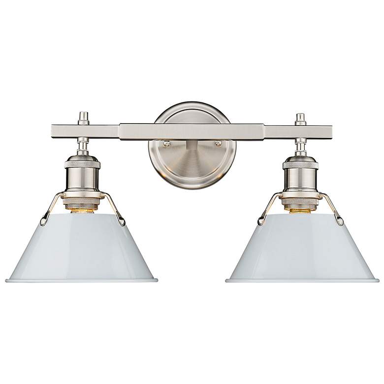 Image 5 Orwell 10" High Pewter 2-Light Wall Sconce more views