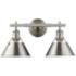 Orwell 10" High Pewter 2-Light Wall Sconce