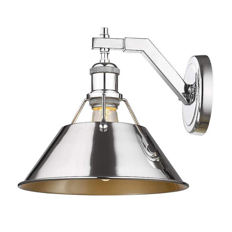 Image 2 Orwell 10" Wide 1-Light Wall Sconce in Chrome more views