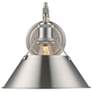 Orwell 10" Wide 1-Light Wall Sconce in Pewter