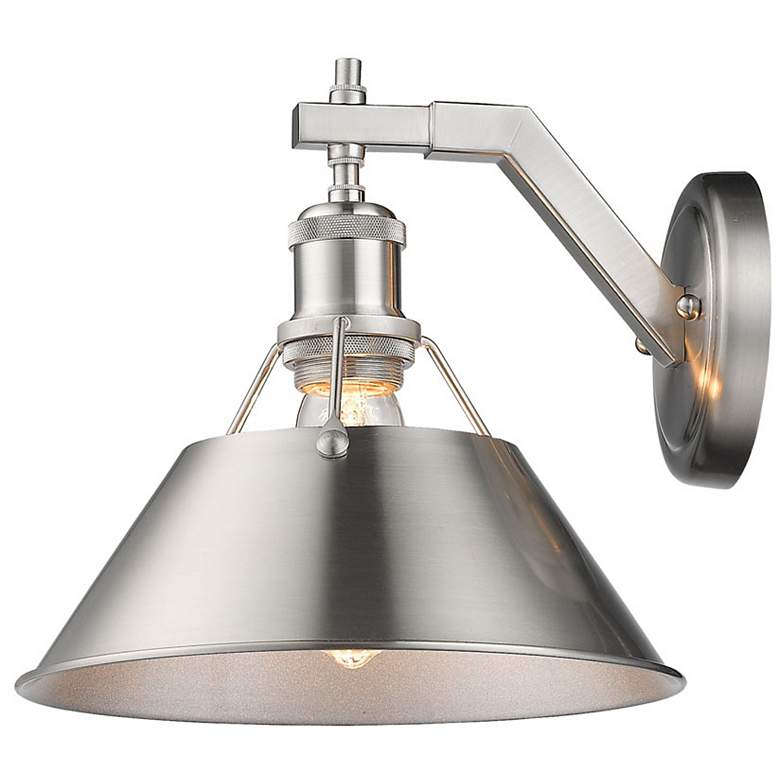Image 4 Orwell 10" Wide 1-Light Wall Sconce in Pewter more views